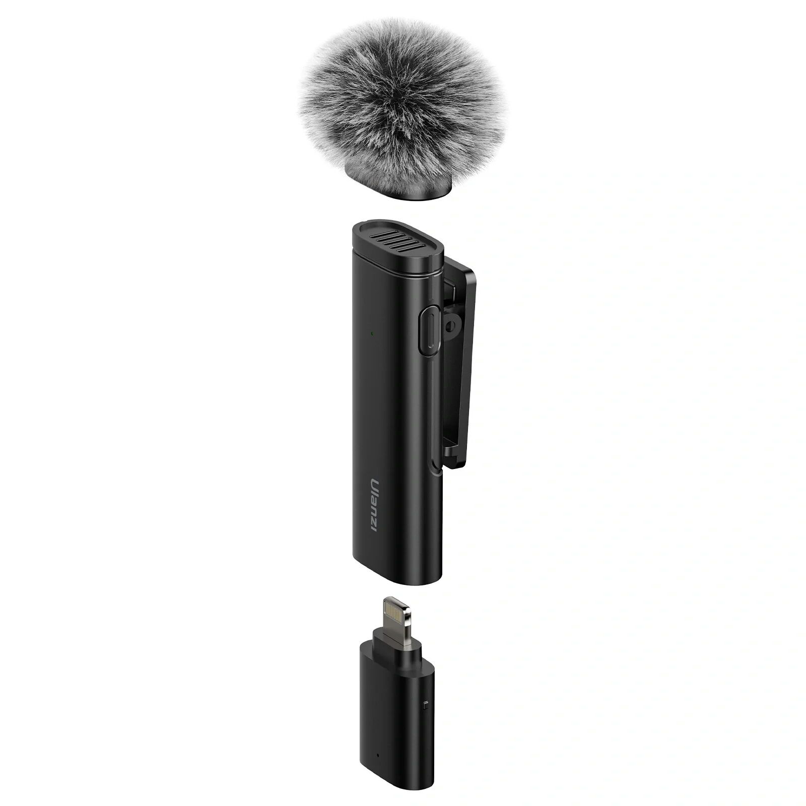 Picture of ULANZI Wireless Lavalier Microphone for Smartphones, Plug-Play Mic with Charging Cable(Lightning Port or type C) (LIghting)
