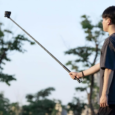 Picture of Ulanzi MT-58 120cm Invisible Selfie Stick Phone Tripod is a versatile shooting grip, selfie stick, and tabletop tripod combo for smartphones (Black)