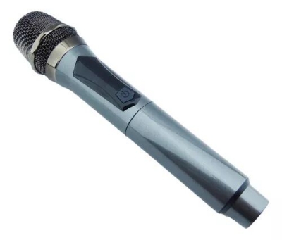 Picture of Professional UHF Wireless Microphone with Portable Mini Receiver, Karaoke Handheld mic System 6.35mm Jack (Black)