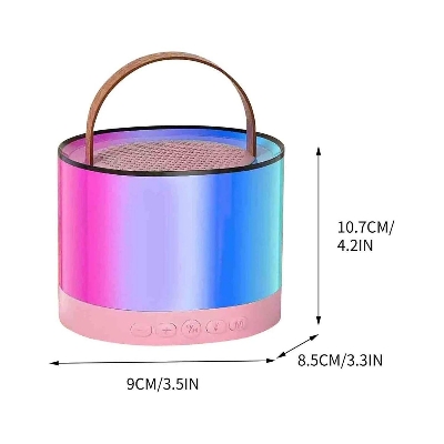 Picture of K52 Wireless Bluetooth Speaker Multifunction Dual microphone Portable Music Player Karaoke Machine for Child Home Party (Single Mic + Speaker)