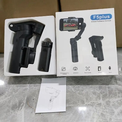 Picture of Mobile phone F5 plus 3-axis gimbal stabilizer with lightweight 3-axis anti-shake handheld gimbal foldable shooting Vlog (Multicolor)