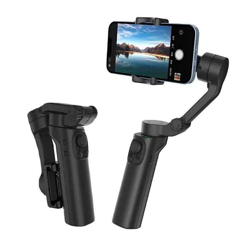 Picture of Mobile phone F5 plus 3-axis gimbal stabilizer with lightweight 3-axis anti-shake handheld gimbal foldable shooting Vlog (Multicolor)