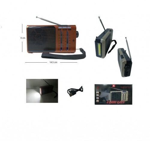 Picture of Kboard KTF-1472 FM Radio & MP3 Player BT Speaker MP3 Player TF USB Flashlight (Multicolor)