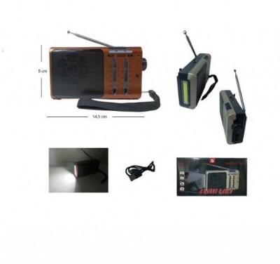 Picture of Kboard KTF-1472 FM Radio & MP3 Player BT Speaker MP3 Player TF USB Flashlight, built-in speaker, and SD card slot. (Multicolor)