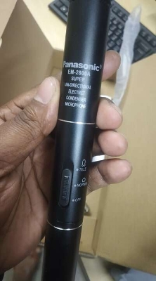 Picture of Boom EM-2800A High Performance Super Uni Directional Electret Condenser Microphone- Black (Black)