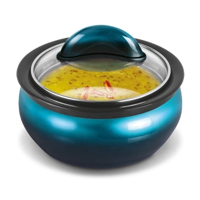 Picture of MILTON Casserole Insulated HotPot with Glass Lid ,Stainless Steel, Serving Box  For Hot Food Clarion-1500