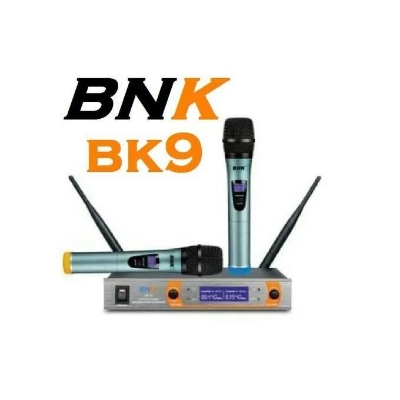 Picture of Professional Performance BNK BK-9 Dual Channel UHF Wireless Handheld Microphone For meeting Seminar (2 hand)