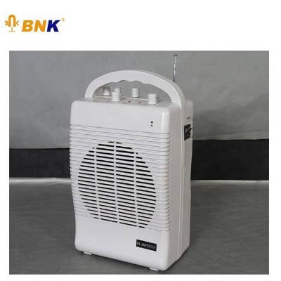 Picture of BNK-209 Rechargeable Portable Wireless P.A Microphone With Bluetooth, Handheld/Lapel Wireless Microphone (White)