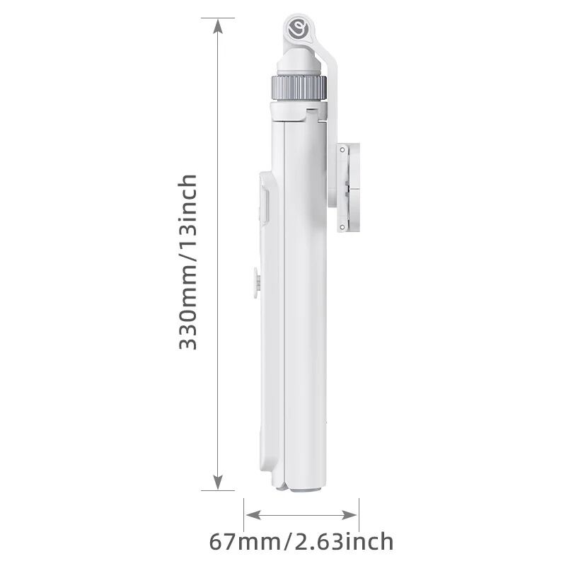 Picture of ​Ulanzi TT88 Overhead Selfie Stick Wireless Tripod Magsafe&Phone Clip for iPhone 16 15 14 13Android with Hook for Overhead Shoot (Multicolor)