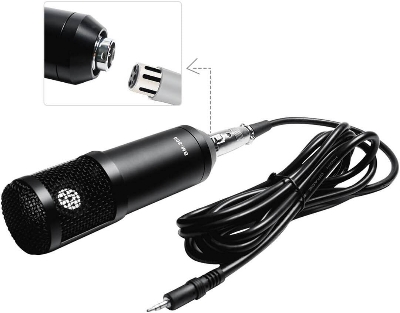 Picture of Professional BM800 Studio Condenser Microphone 3.5mm Wired BM800 Condenser Sound Recording Microphone (Bm800+Cable1.5M)