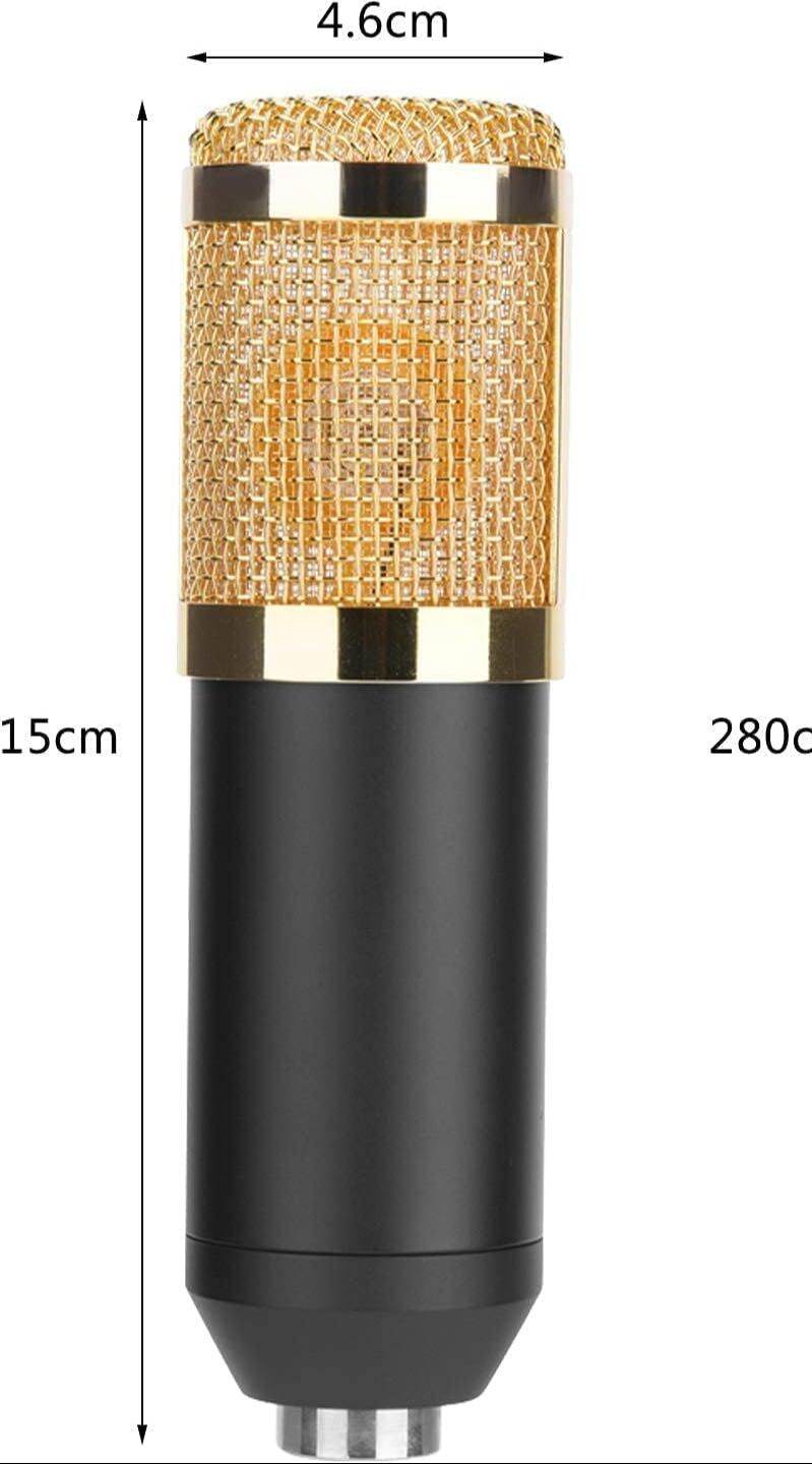 Picture of Professional BM800 Studio Condenser Microphone 3.5mm Wired BM800 Condenser Sound Recording Microphone (BM 800 Mic)