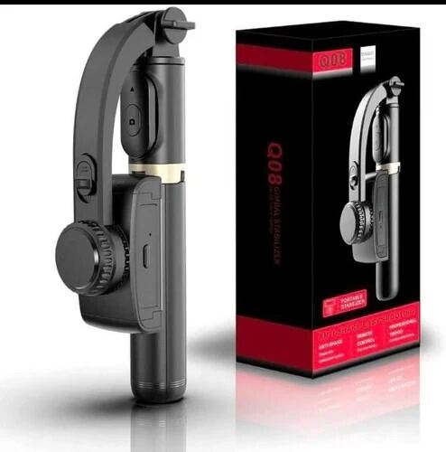Picture of Q08 Handheld Gimbal Smartphone Bluetooth Handheld Stabilizer with Tripod selfie Stick Folding Gimbal for Cellphone (Black)
