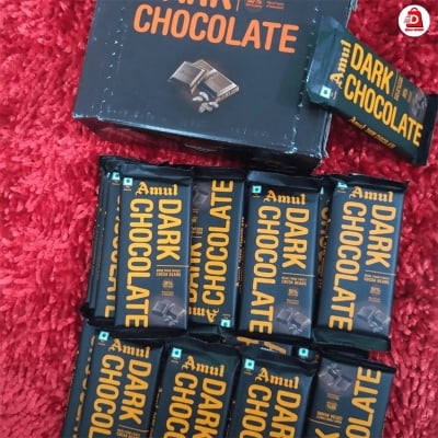 Picture of Amul Dark Chocolate Bar – 40g 20 Pcs 1 Box