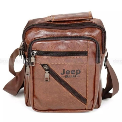 Picture of Premium Cross Body Bag For Men Official Messenger Bag Bike Rider Crossbody Bag Pu Leather Bag -Waist Bag