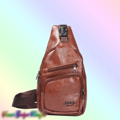Picture of Travel Crossbody Backpack Shoulder Chest Bag Lightweight With Charging Port For Men -Waist Bag