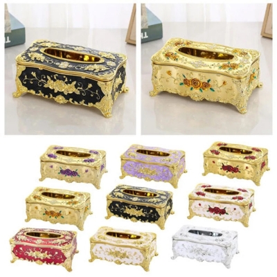 Picture of ফাইবার প্লাস্টিকের লাক্সারি টিস্যু বক্স-Luxury E Style Tissue Box