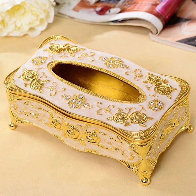 Picture of ফাইবার প্লাস্টিকের লাক্সারি টিস্যু বক্স-Luxury E Style Tissue Box