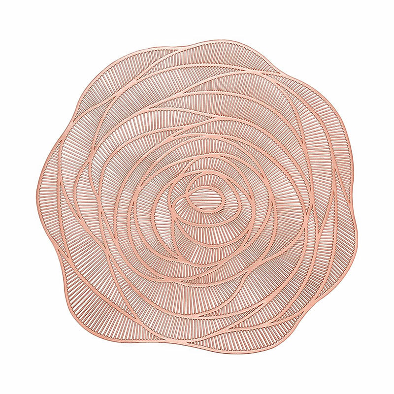 Picture of 6 Pcs Round Table Placemat Mat- Gold