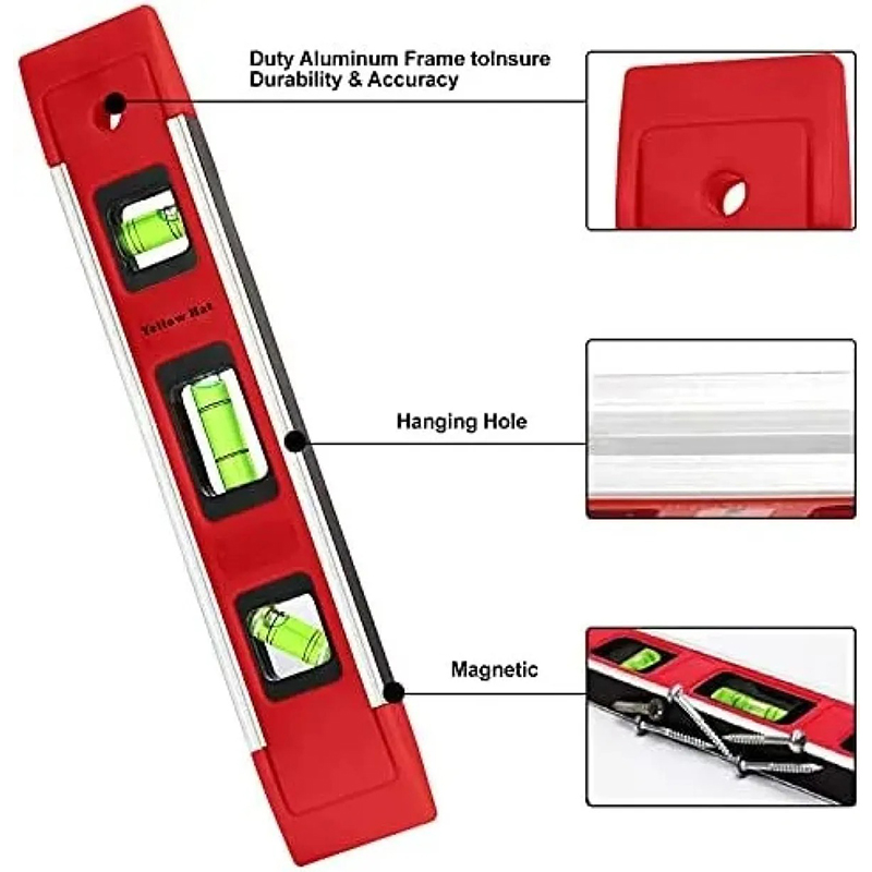 Picture of Measuring Level, Professional Measuring Tools 9" MPT Or EHBL Brand Same As Picture