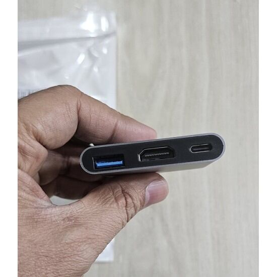 Picture of Type-c to HDTV 3 in 1 Adapter HDTV + USB + Type-c(PD) (Grey)