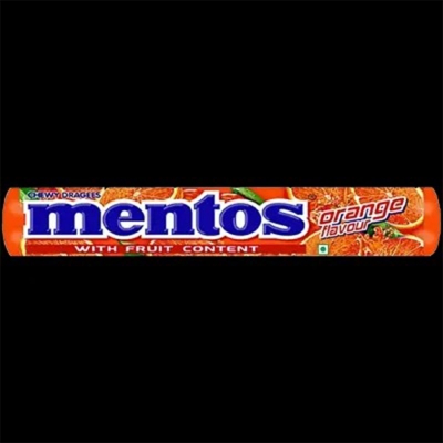 Picture of Mentos Chewy Candy Roll (28.6g*30pcs) Full Box - Rainbow ,Orenge Stovary