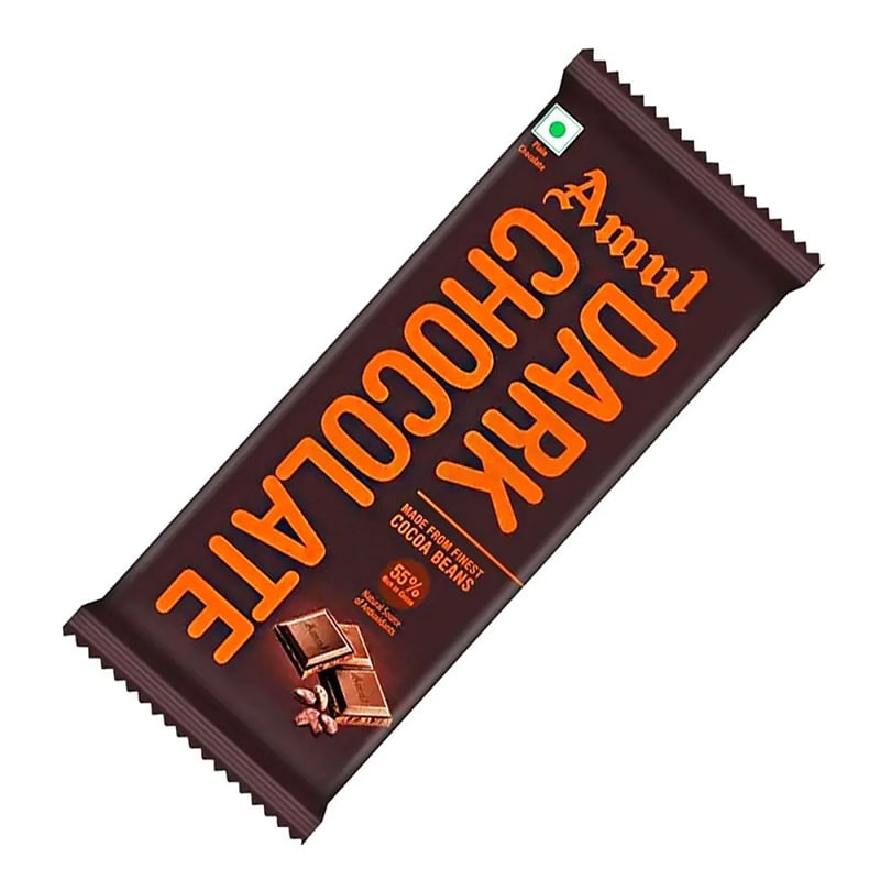 Picture of Amul Dark Chocolate Bar – 40g 20 Pcs 1 Box