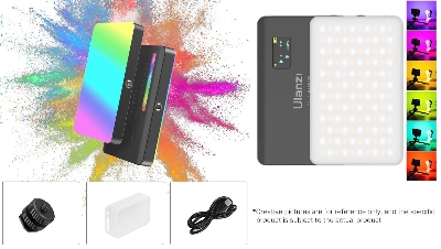 Picture of Ulanzi VL120 2500K - 9000K RGB LED Brightness adjustment Dial  Photography & Studio Lighting Light (Black)