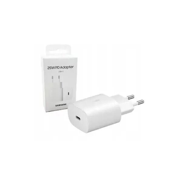 Picture of Type C Charger Fast Charging 25W NFC USB-C 25 Watt Power Adapter USB Wall Charger Compatible with Samsung Galaxy A54 5G A53 5G A33 5G A34 5G A15 A16 A14 A24 S21 S20 S22 S10 S6 S7 S8 S9 Galaxy M33 5G F23 5G M31s (Black)