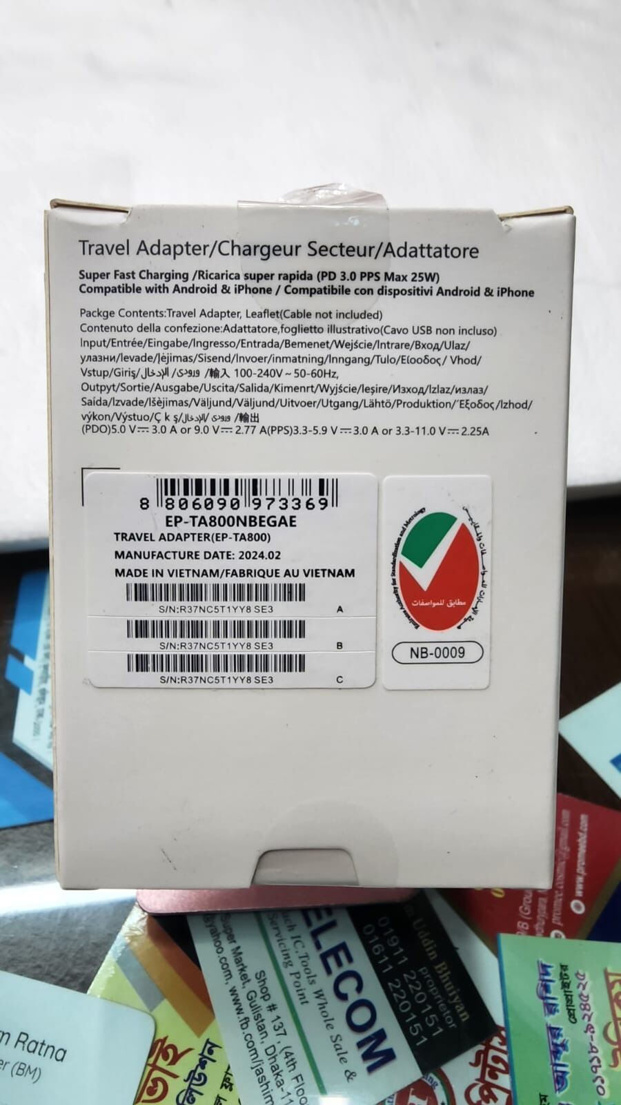 Picture of Samsung 25W USB-C Power Adapter with Cable Official Product (Black)