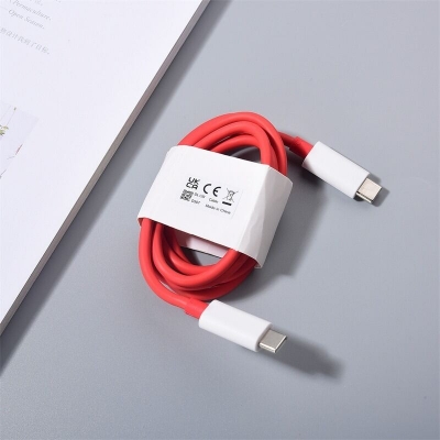 Picture of 160Watt Charger with Cable C to C Cable Compatible with One Plus SUPERVOOC 11R/11/11 Pro/12/12R/12 Pro/Nord CE 4/Lite/Ace (MDH-141) (White)