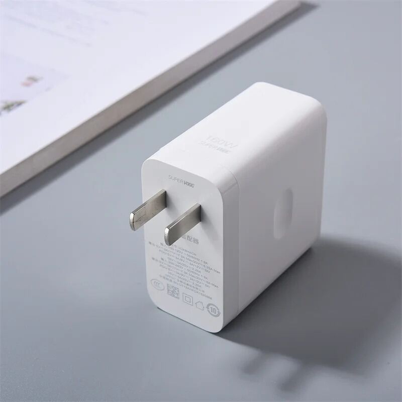 Picture of 160Watt Charger with Cable C to C Cable Compatible with One Plus SUPERVOOC 11R/11/11 Pro/12/12R/12 Pro/Nord CE 4/Lite/Ace (MDH-141) (White)