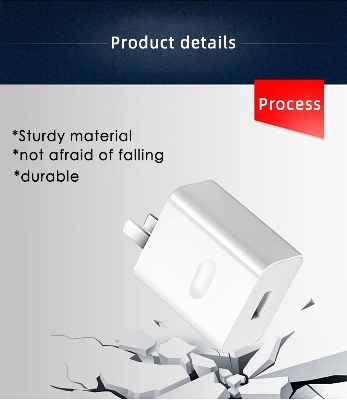 Picture of OnePlus Wrap charger 100W Power Adapter with USB-A to USB-C Fast data Cable (White)