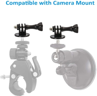 Picture of Tripod Mount Adapter Compatible with GoPro Hero 8, 7, 6, 5, 4 (Black)