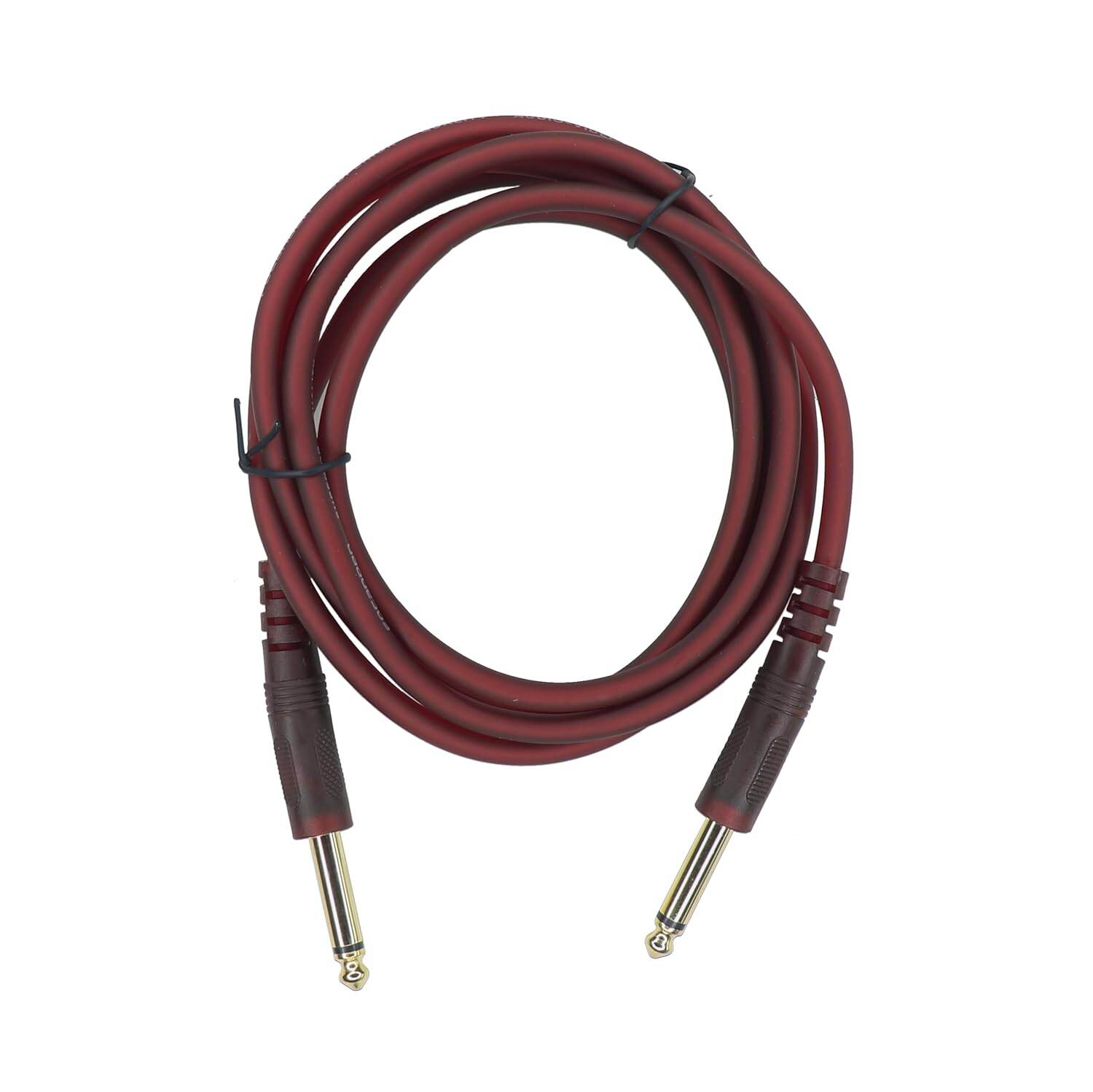 Picture of 6.5 mm to 6.5 mm 6.35 Jack Male to Male Audio Cable Speaker Cable (Multicolor)