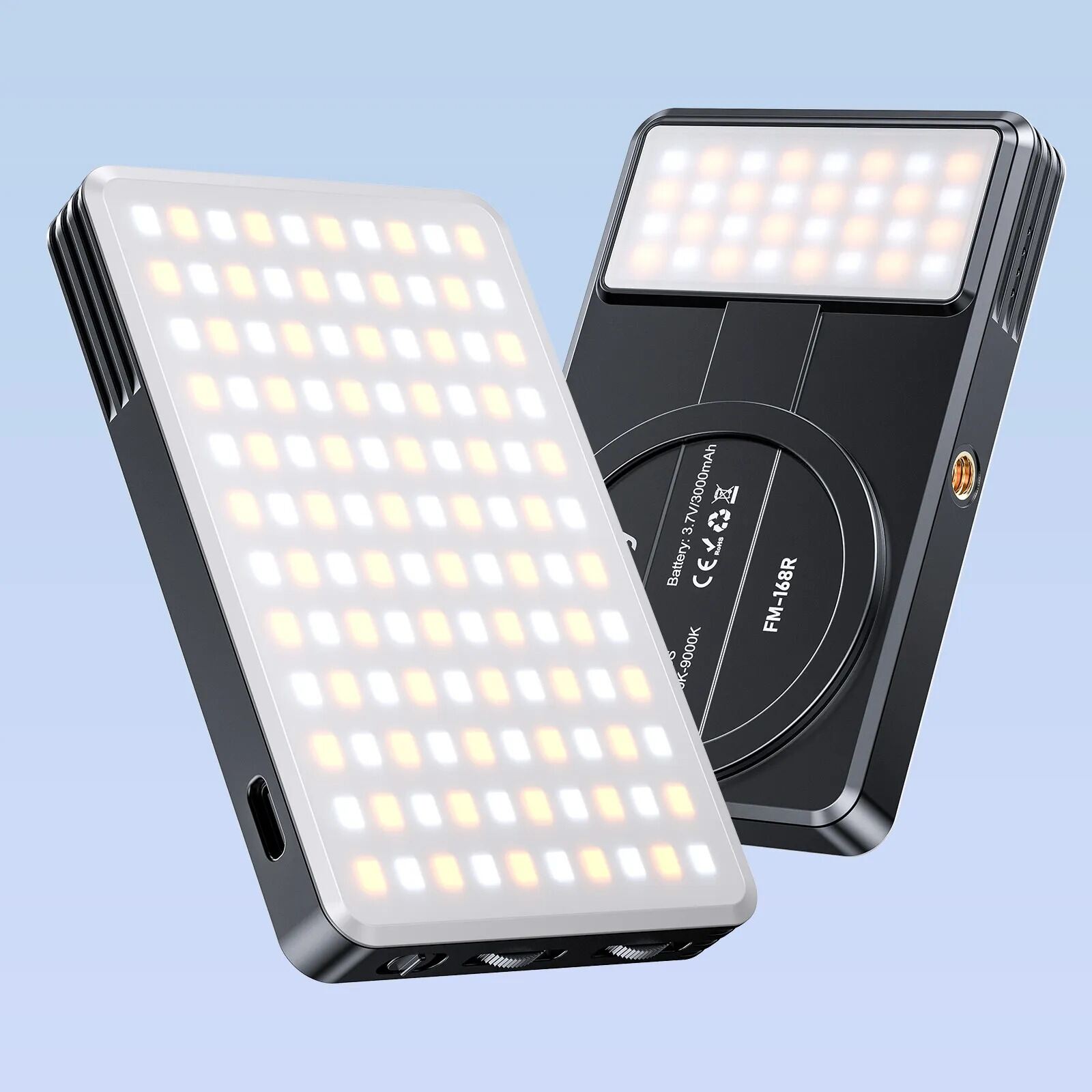 Picture of Jmary Magnet  FM-168R Dual Color LED Video Light for Photography & Videography (Black)
