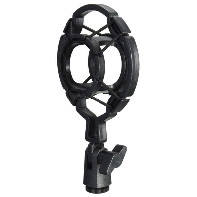 Picture of Universal Professional Condenser Microphone Mic Shock Mount Holder Studio Recording Bracket For Large Diaphram Mic Clip (Black)