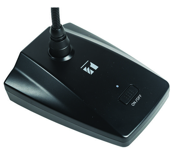 Picture of EM-380 TOA Gooseneck Microphone for Meeting Class room lecture mosque tafsir madrasah factory (Black)