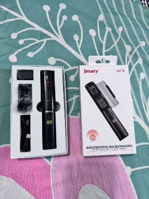 Picture of Jmary MW-20 Dual wireless Recording Microphone with mute mode (Black)