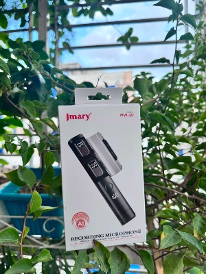 Picture of Jmary MW-20 Dual wireless Recording Microphone with mute mode (Black)