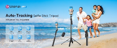 Picture of Ulanzi TT23 Auto-Tracking Selfie Stick Tripod (Black)