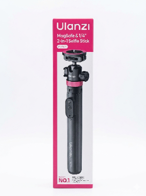 Picture of Ulanzi MT-44M 2-in-1 Magnetic & 1/4" Selfie Stick Tripod  Extended Height 149 cm / 58.66 in Black (Black)