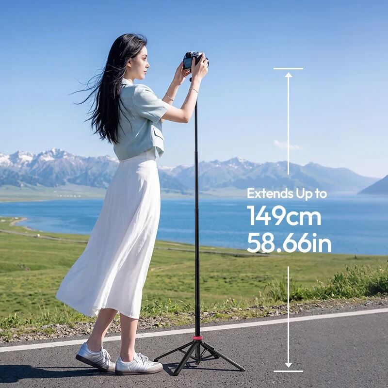 Picture of Ulanzi MT-44M 2-in-1 Magnetic & 1/4" Selfie Stick Tripod (Black)