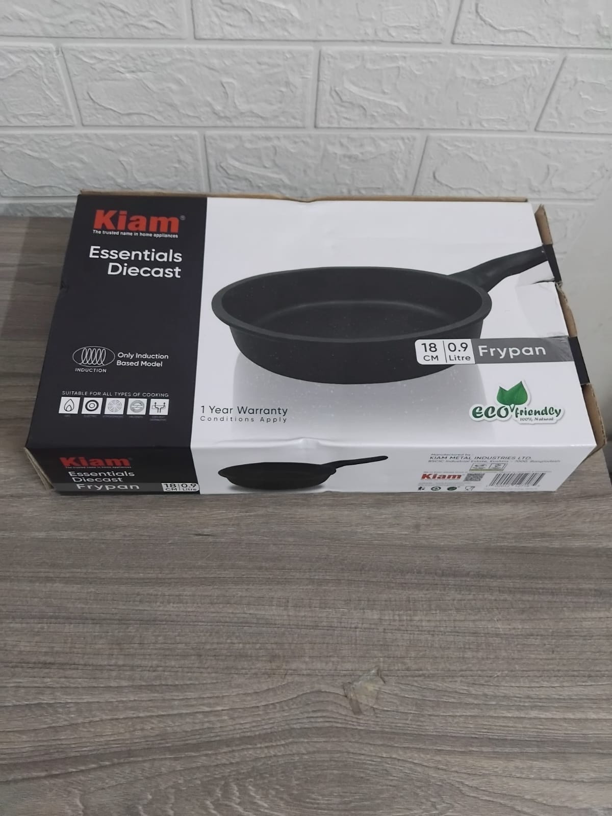 Picture of Kiam Essentials Diecast Induction Base Fry Pan 18 cm