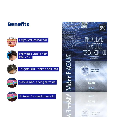Picture of Morr F Aqua+ 5% Minoxidil & Finasteride Topical Solution – 60ml