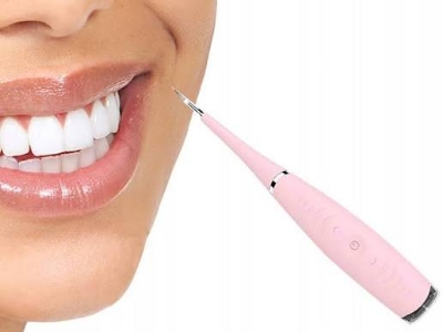 Picture of Dental Stain Removal Grinding Device Dental Scale Removal Grinding Device Cleaning Tooth Stain Cleaning Oral Care Tool-Sweet Pink