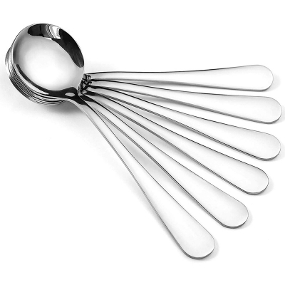 Picture of Stainless Steel Soup Spoon - 7 Inch, A Set of 6 Pieces