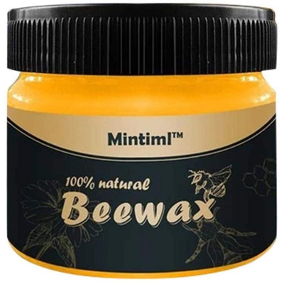Picture of Beewax Wood Polish And Conditioner, Beeswax &, 85G, Wood Seasoning Beewax Beeswax Home Cleaning For Use On Wood, Metal And Leather