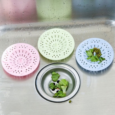 Picture of Anti clogging silicone drain pool sink sewer debris filter net shipping portable Creative Kitchen and Bathroom Sink Filter