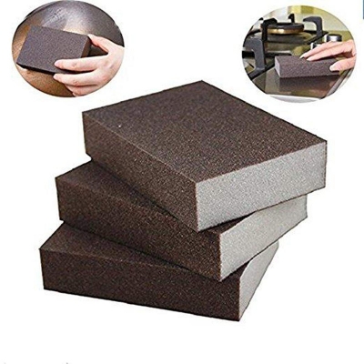 Picture of Vonky Kitchen Emery Sponge Brush Dirt Stain Removal Dish Cleaning Tool Cleaning Sponge Scrubbing Rust Cleaning Tool