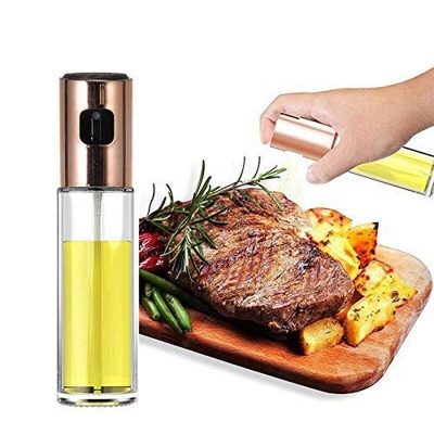 Picture of Oil Sprayer for Cooking, Oil Spray Bottle Versatile Glass for Cooking, Baking, Roasting, Grilling (100 ML)